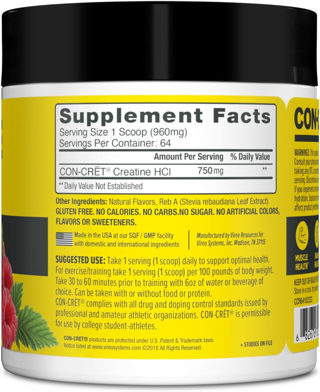 CON - CRĒT Creatine HCL - Bodybuilding.com
