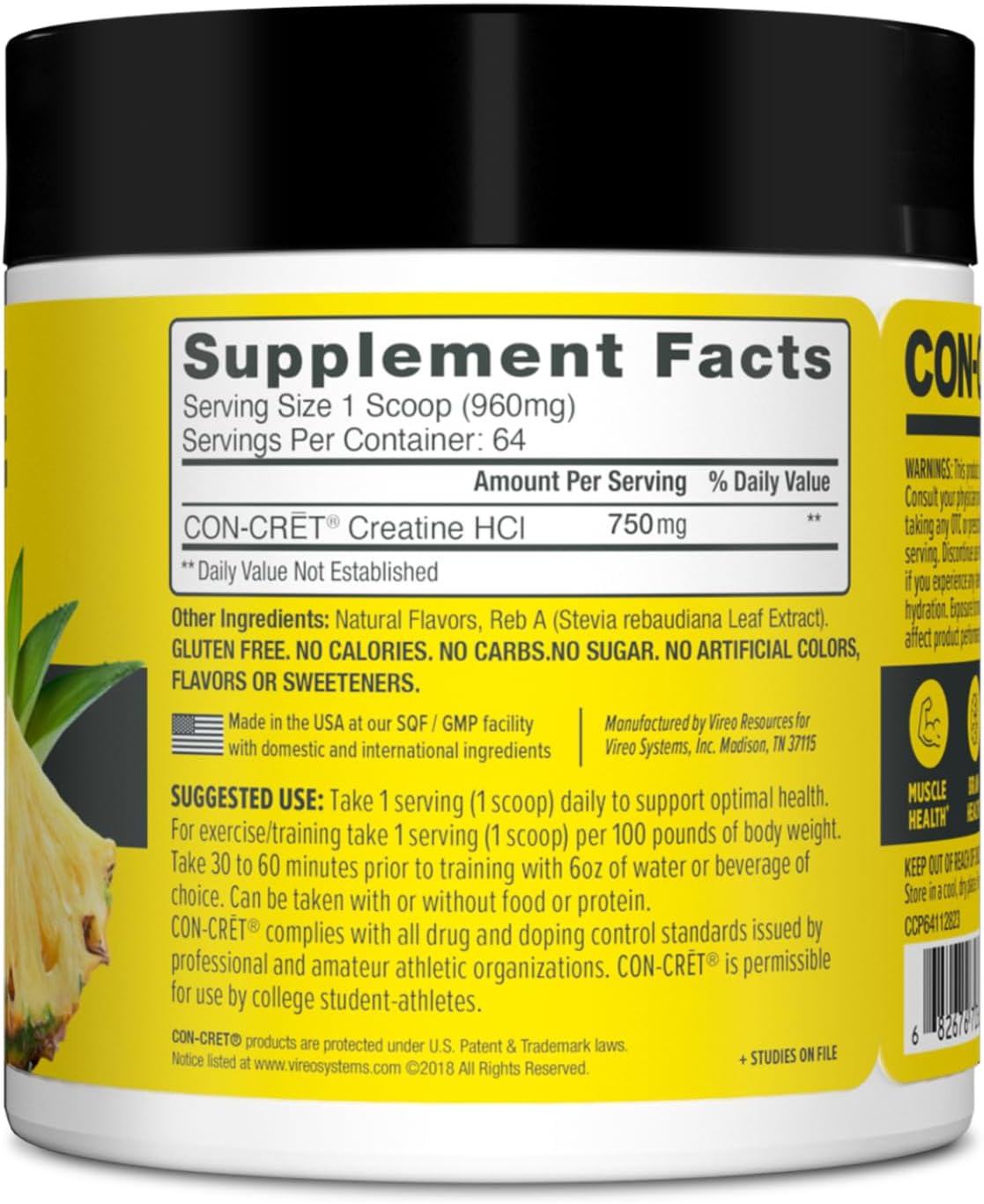 CON - CRĒT Creatine HCL - Bodybuilding.com