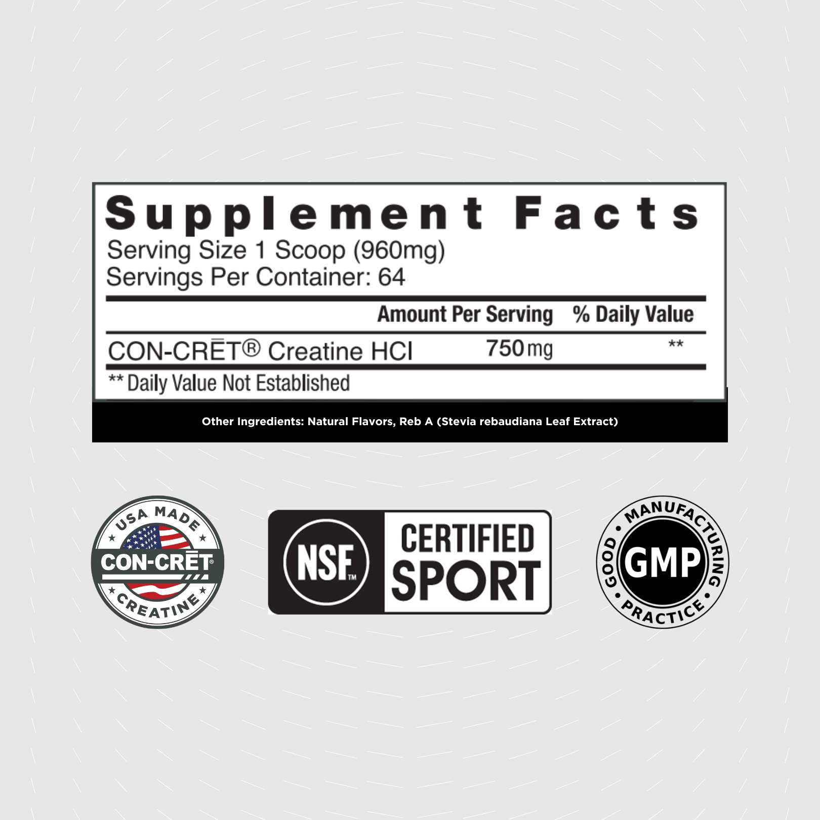 CON - CRĒT Creatine HCL - Bodybuilding.com