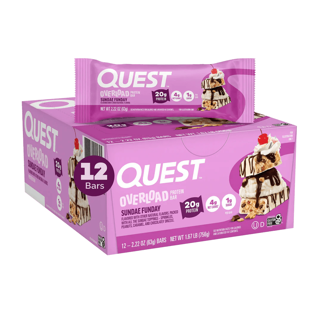 Quest Overload Protein Bars 12 Pack - Bodybuilding.com