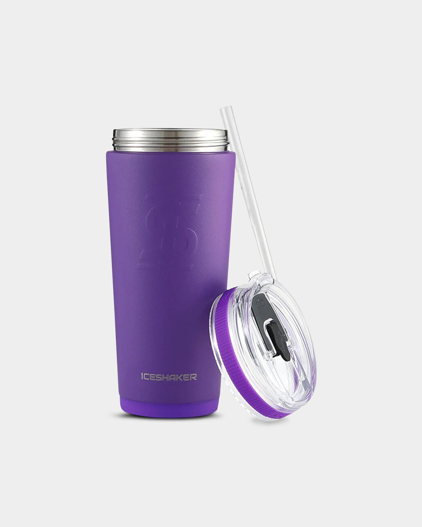 Ice Shaker Insulated Flex Bottle, 26oz, Purple A2