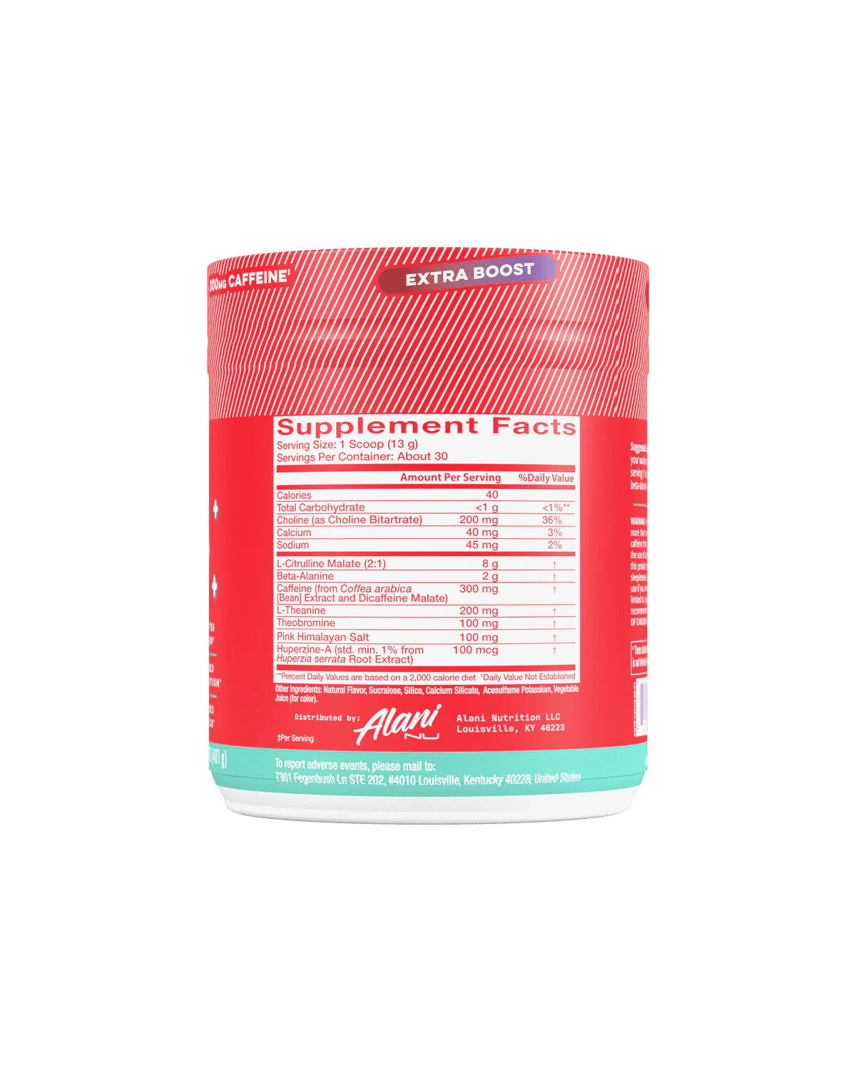 Alani NU Pre Workout+ - Bodybuilding.com