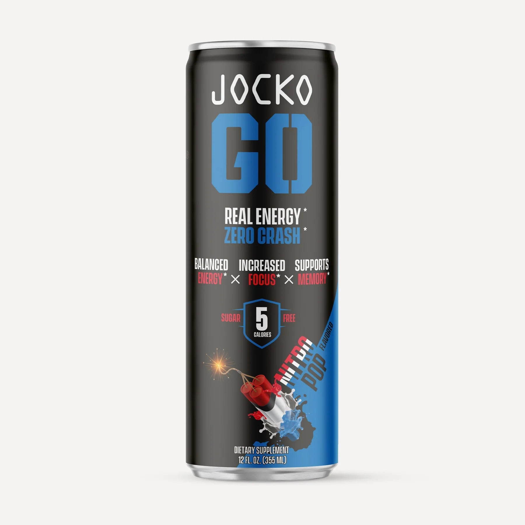 JOCKO GO Energy Drink Nitro Pop 12 - Pack - Bodybuilding.com