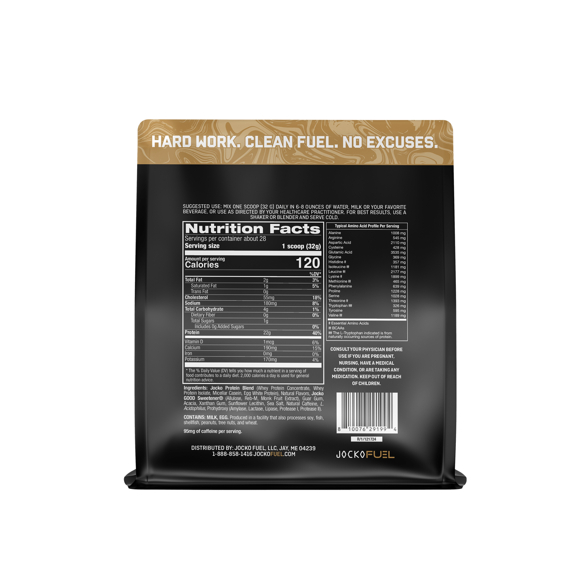 JOCKO Mölk Protein Powder, 28 Servings - Bodybuilding.com